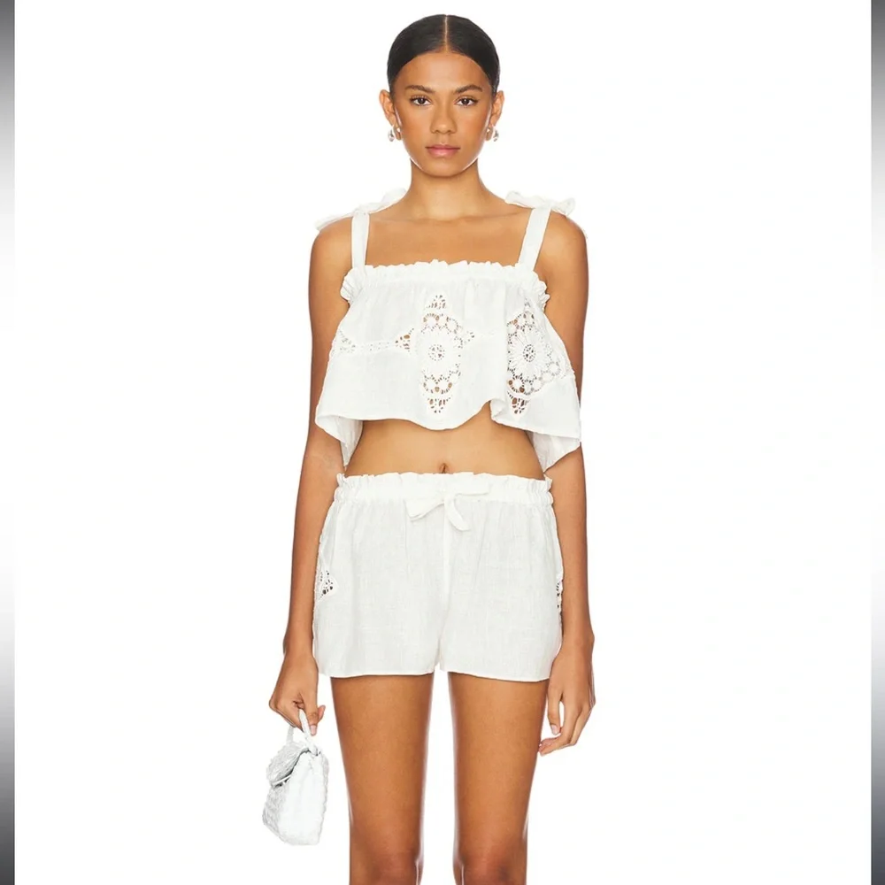 Zara White Embroidered Top - Picture 12 of 16